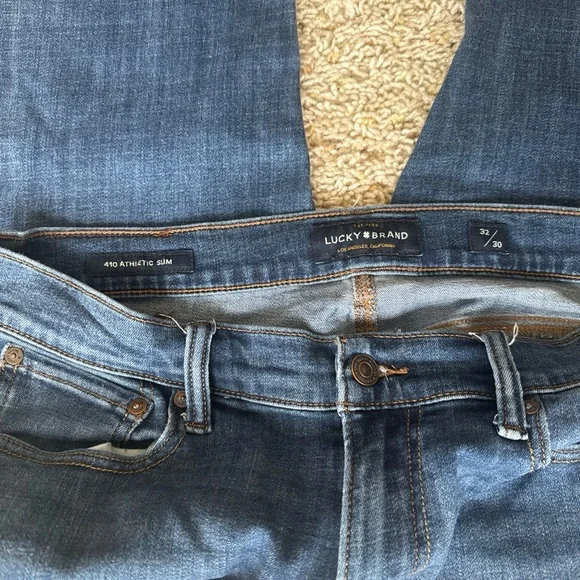 Men’s Lucky Brand 410 athletic slim straight with stretch 32x30 - Picture 5 of 5